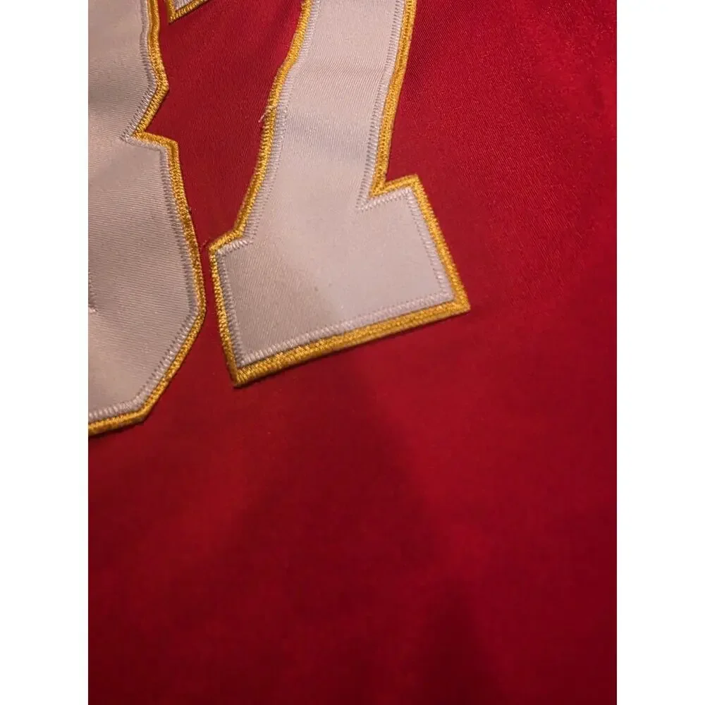 Nike NFL Kansas City Chiefs Travis Kelce #87 Men’s Jersey Red Size M On Field